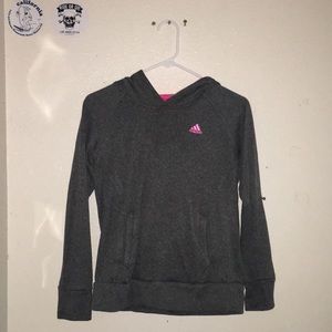 Gray adidas hoodie